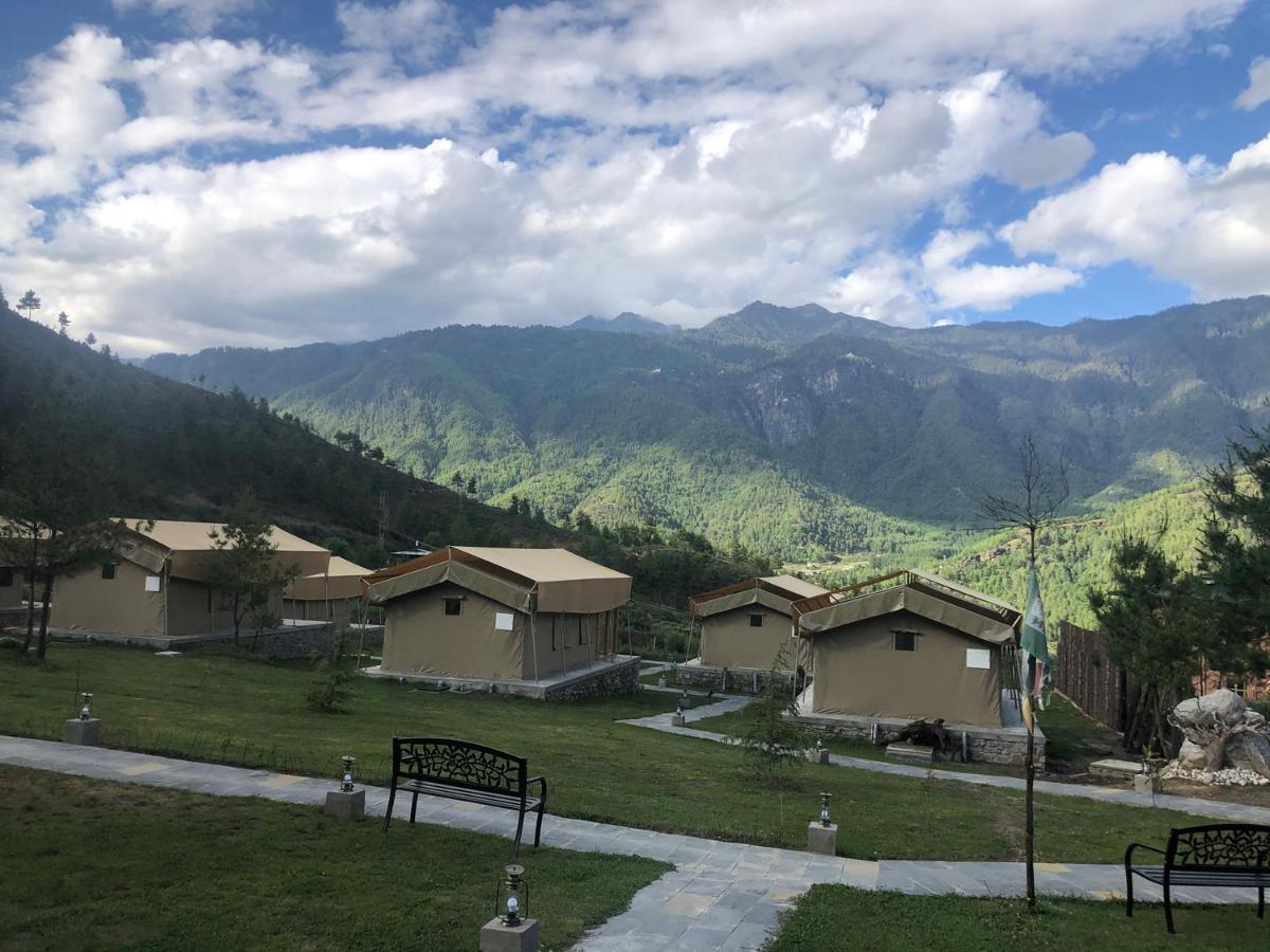 Hotel The Tiger Nest Camp Paro Exterior foto